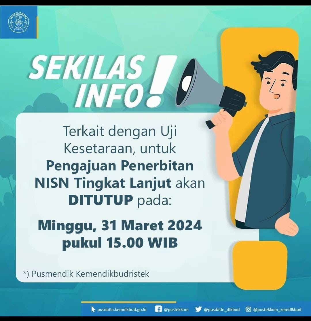 Update Pengajuan NISN